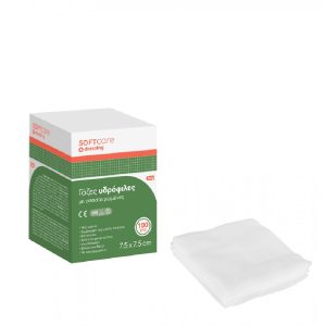 Γάζες non woven - 7,5cm x 7,5cm - 4ply 100 τεμ.