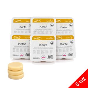 Ζεστό κερί Αποτρίχωσης σε ταμπλέτες Karité Depileve 1kg - 6τμχ