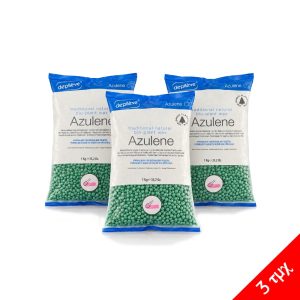 Ζεστό Κερί Αποτρίχωσης σε χάντρες Azulene bio 1kg Depileve - 3τμχ