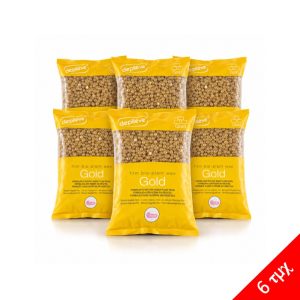 Ζεστό Κερί Αποτρίχωσης σε χάντρες Gold 1kg Depileve - 6τμχ